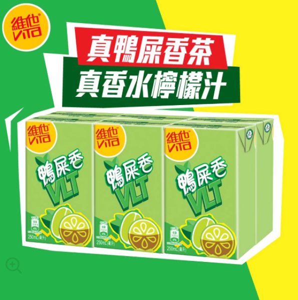 圖片 鴨屎香檸檬茶飲品250毫升6包裝