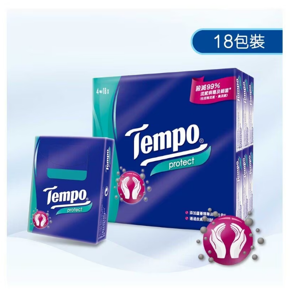 圖片 TEMPO抗菌倍護紙手巾
