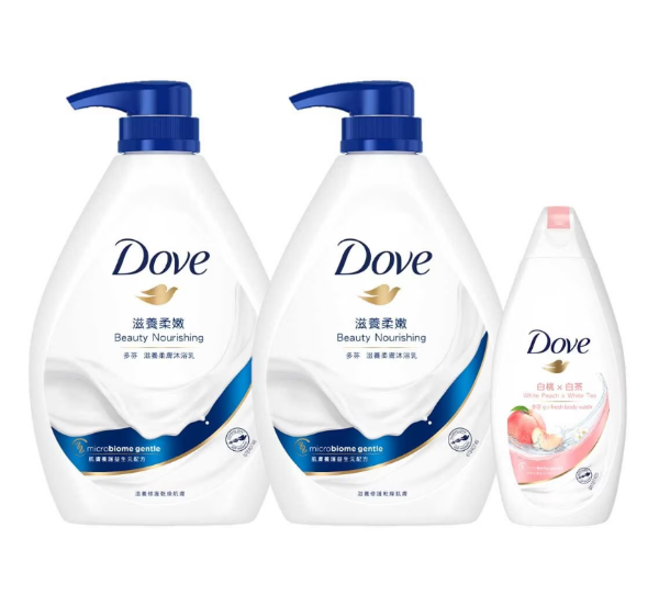 圖片 DOVE滋養柔膚沐浴乳 滋養柔嫩配方孖裝